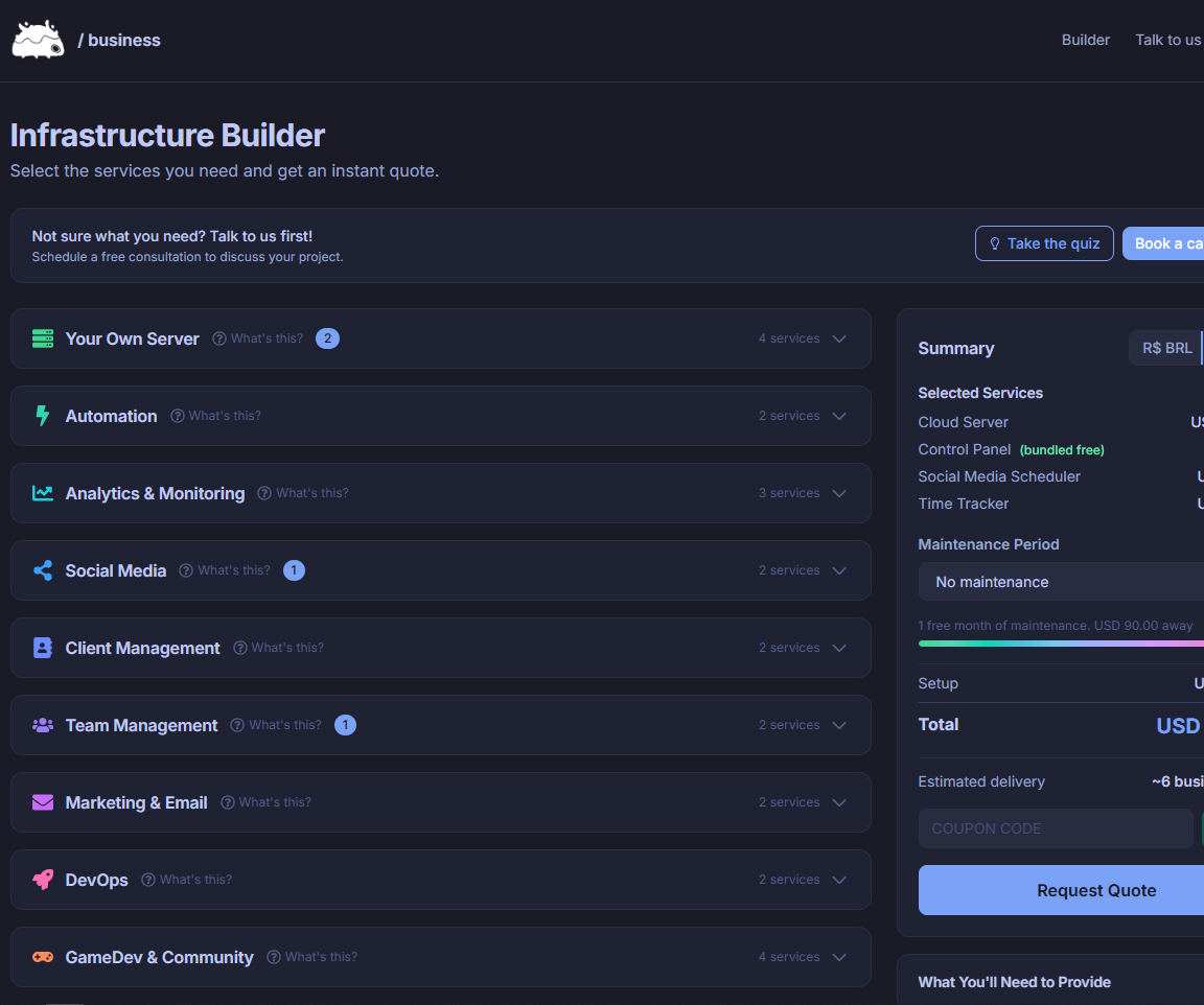 Infra Builder